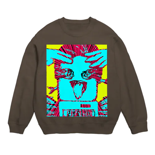 『数の子』明太子背景Ver. Crew Neck Sweatshirt