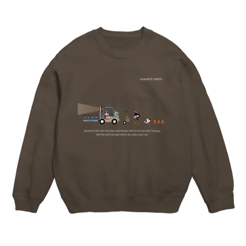 NRG.ローズメイク(WH) Crew Neck Sweatshirt