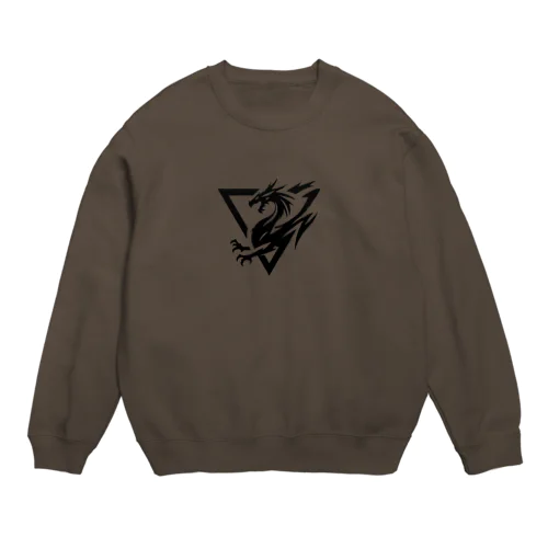 襲うドラゴン　ロゴ Crew Neck Sweatshirt