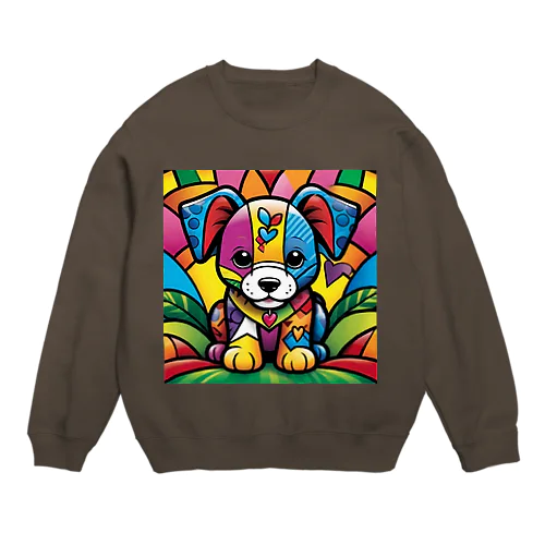 西海岸のワンコ Crew Neck Sweatshirt