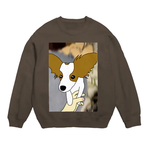 パピヨン Crew Neck Sweatshirt