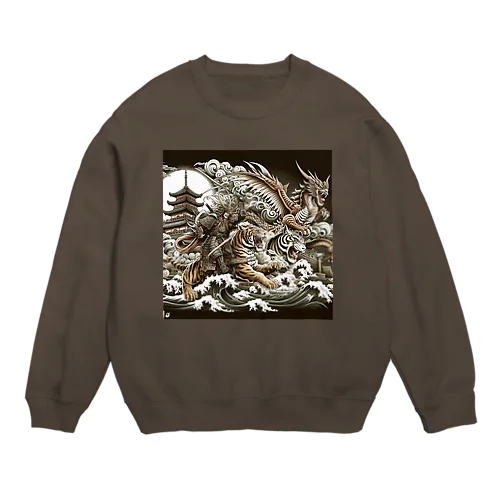 龍虎双舞 Crew Neck Sweatshirt