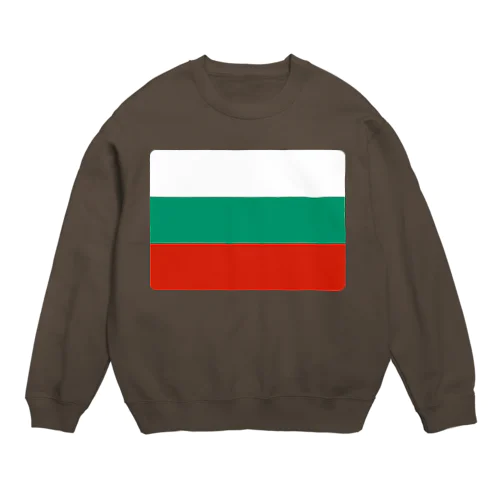 ブルガリアの国旗 Crew Neck Sweatshirt