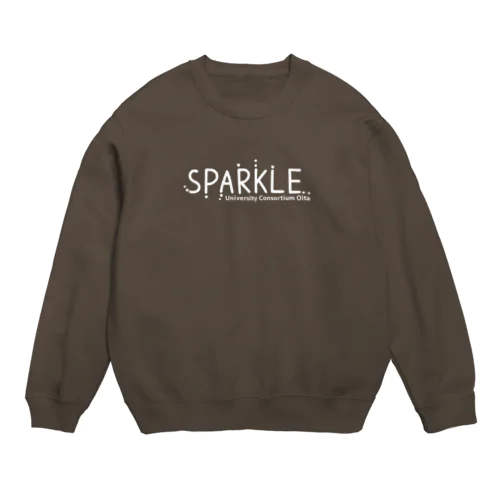 SPARKLE-ドロップス shiro Crew Neck Sweatshirt