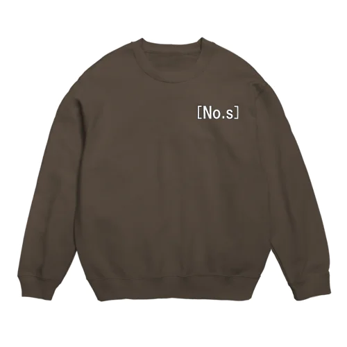 [No.s] Crew Neck Sweatshirt