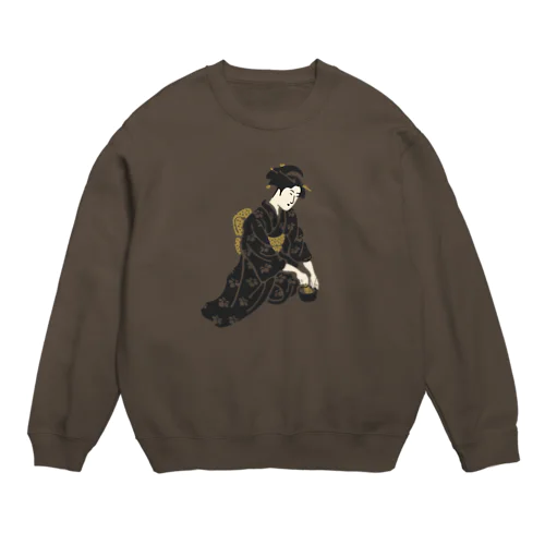 Geisha's Matcha Ritual Crew Neck Sweatshirt