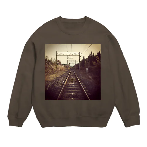 いつの日かの踏切 Crew Neck Sweatshirt