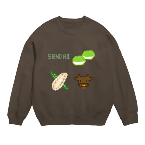 SENDAI bit Crew Neck Sweatshirt