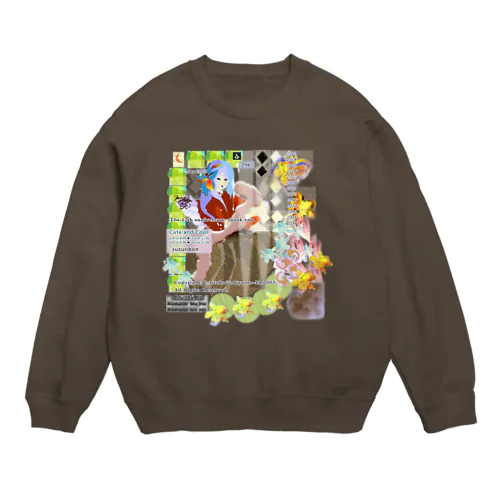 298★月山いつこ作品●12th★黄色花1 Crew Neck Sweatshirt