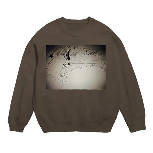 窓の外を覗いてみたら Crew Neck Sweatshirt