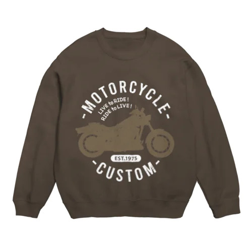 ヴィンテージ バイク Crew Neck Sweatshirt