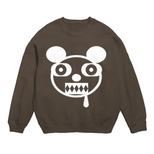 暴食おおくまねこ Crew Neck Sweatshirt