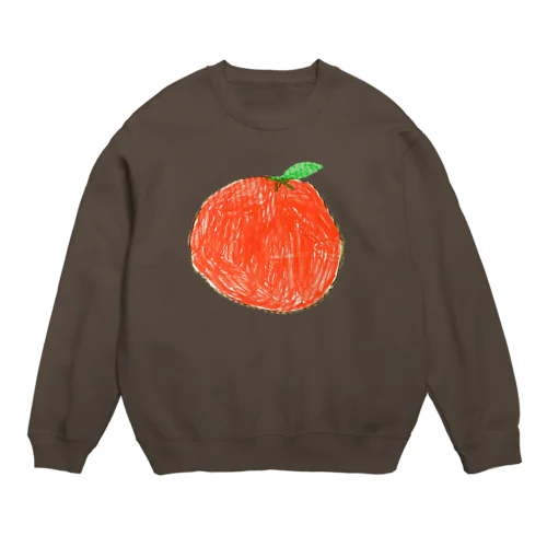 ほまる画伯のみかん Crew Neck Sweatshirt