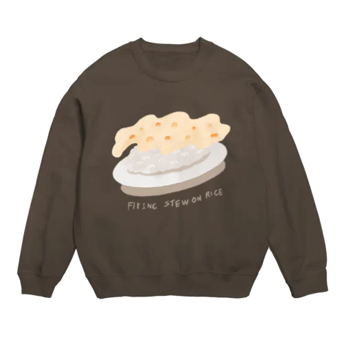 Flying stew on rice Crew Neck Sweatshirt