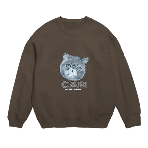 チョークアート ネコさんA Crew Neck Sweatshirt