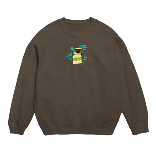 candra smoker Crew Neck Sweatshirt