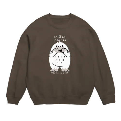 YETIisyeahのいないいないばぁ Crew Neck Sweatshirt