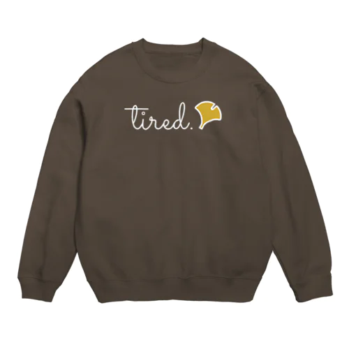 【オータム】ロゴBホワイト Crew Neck Sweatshirt