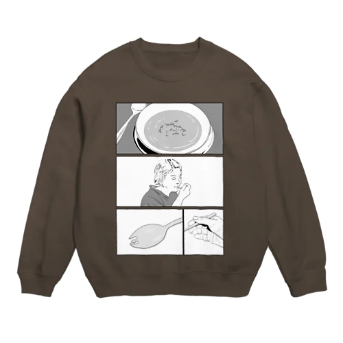 先割れスプーン Crew Neck Sweatshirt