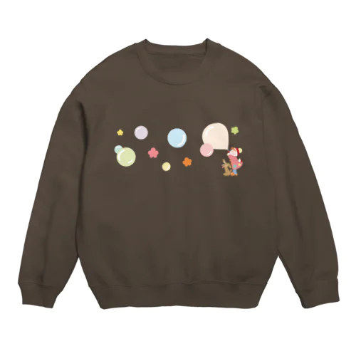 しゃぼん玉 とばそ Crew Neck Sweatshirt