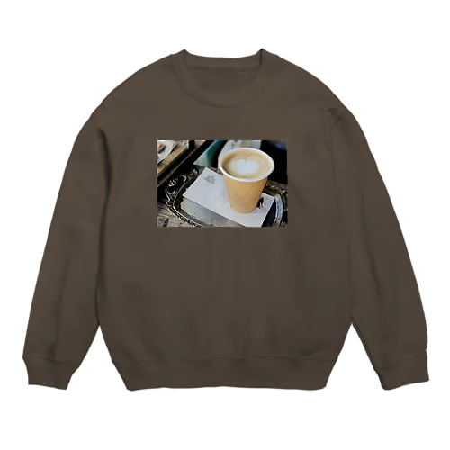 カフェラテ Crew Neck Sweatshirt