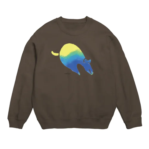 a piece of animation にじいろの黒ねこ SWe Crew Neck Sweatshirt