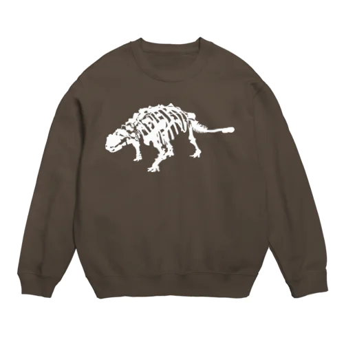 みんな大好きアンキロサウルスの骨 Crew Neck Sweatshirt