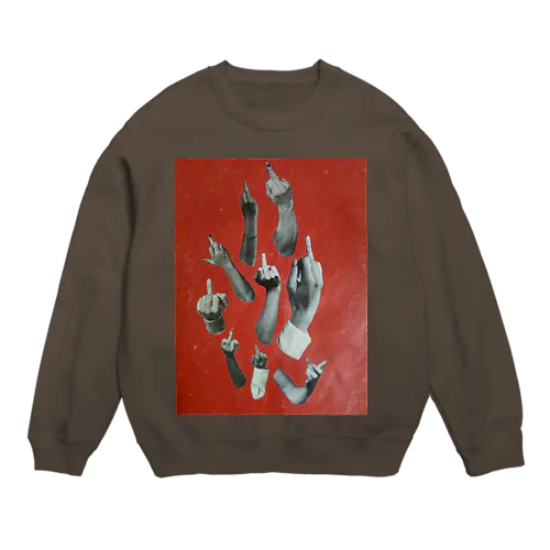 fack Crew Neck Sweatshirt