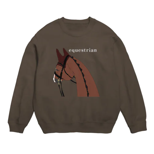 equestrian  Crew Neck Sweatshirt