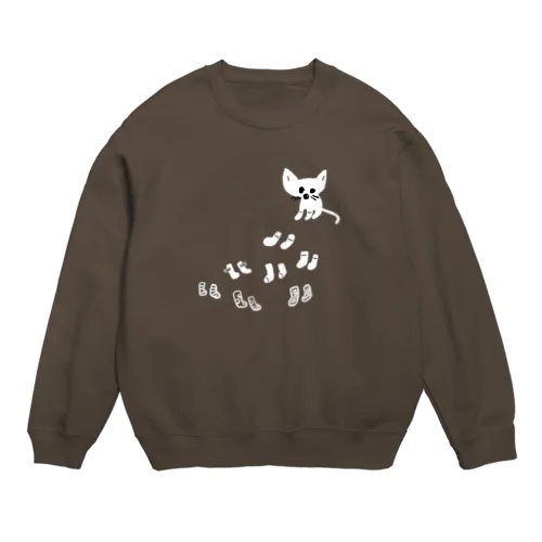 くつしたねこ Crew Neck Sweatshirt