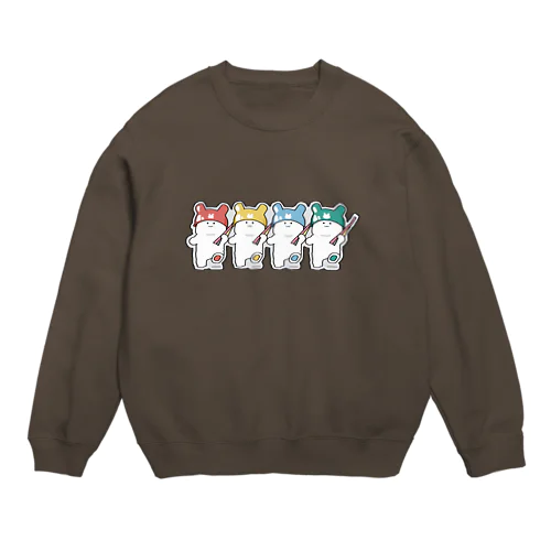 しゅうまつうさぎ隊 Crew Neck Sweatshirt