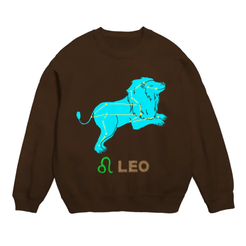 獅子座グッズ Crew Neck Sweatshirt