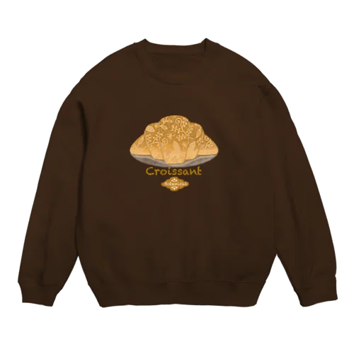 ボタニカルクロワッサン Crew Neck Sweatshirt