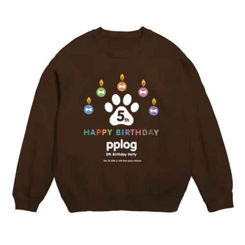 pplog 5歳 🐾おめでとう Crew Neck Sweatshirt