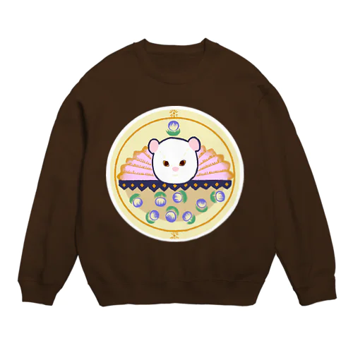   クマとハナ Crew Neck Sweatshirt