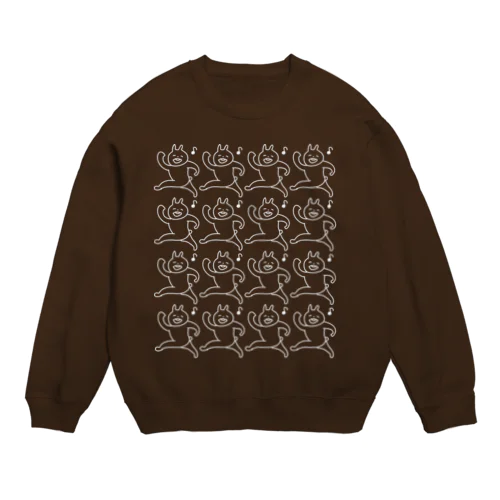 めっちゃいいこと起こりそうウサギ。 Crew Neck Sweatshirt