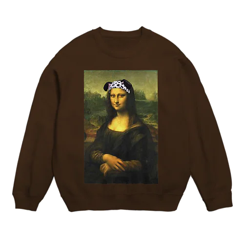 モナリザダルメシアンヘアバンド Crew Neck Sweatshirt