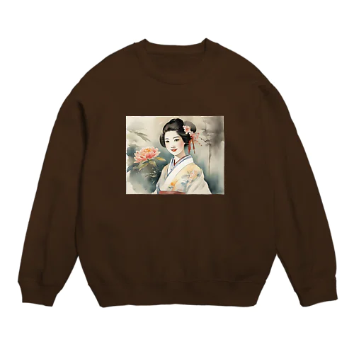 日本人女性魅 Crew Neck Sweatshirt