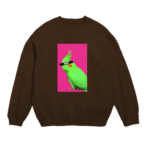 個人情報保護鳥 Crew Neck Sweatshirt