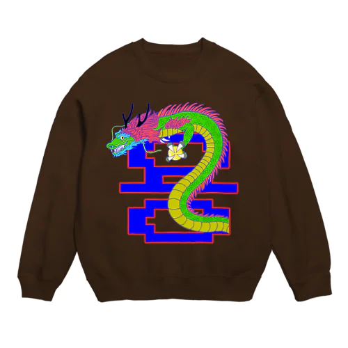 용 (龍)  ハングルデザイン   Crew Neck Sweatshirt