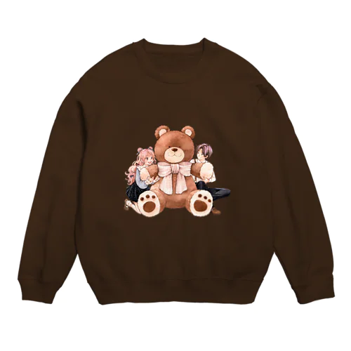 ぽえむちゃんと平良くん Crew Neck Sweatshirt