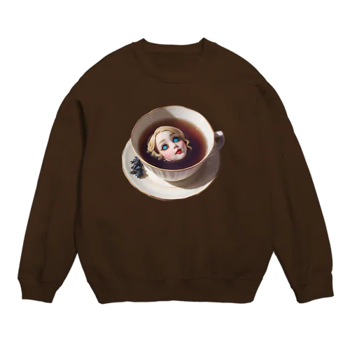 生首ドールティー Crew Neck Sweatshirt