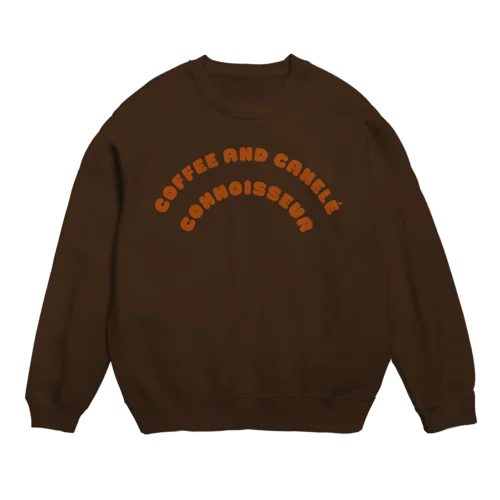 Coffee and Canelé Connoisseur Crew Neck Sweatshirt