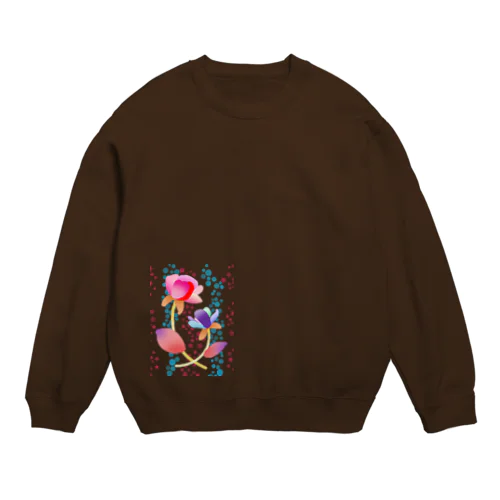 花に星🌟 Crew Neck Sweatshirt