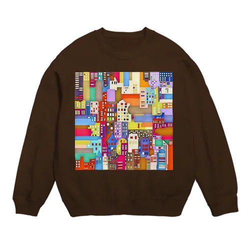 どこかの街 Crew Neck Sweatshirt