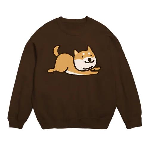 いま行く柴犬 Crew Neck Sweatshirt