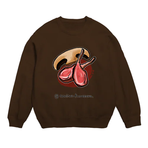 仔羊のロースト Crew Neck Sweatshirt