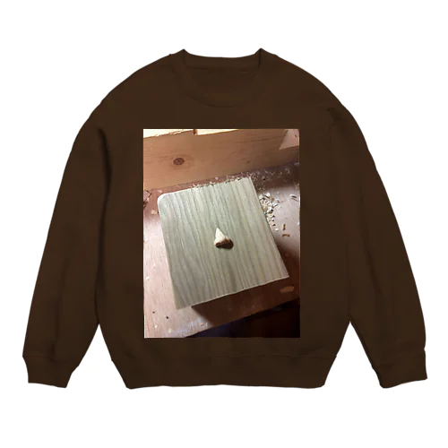 木彫りの鼻 Crew Neck Sweatshirt