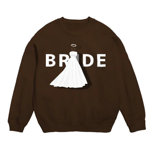 ペア(BRIDE)ドレス_白_FW Crew Neck Sweatshirt