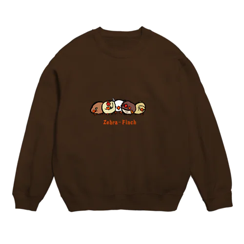 Zebra-Finch Crew Neck Sweatshirt